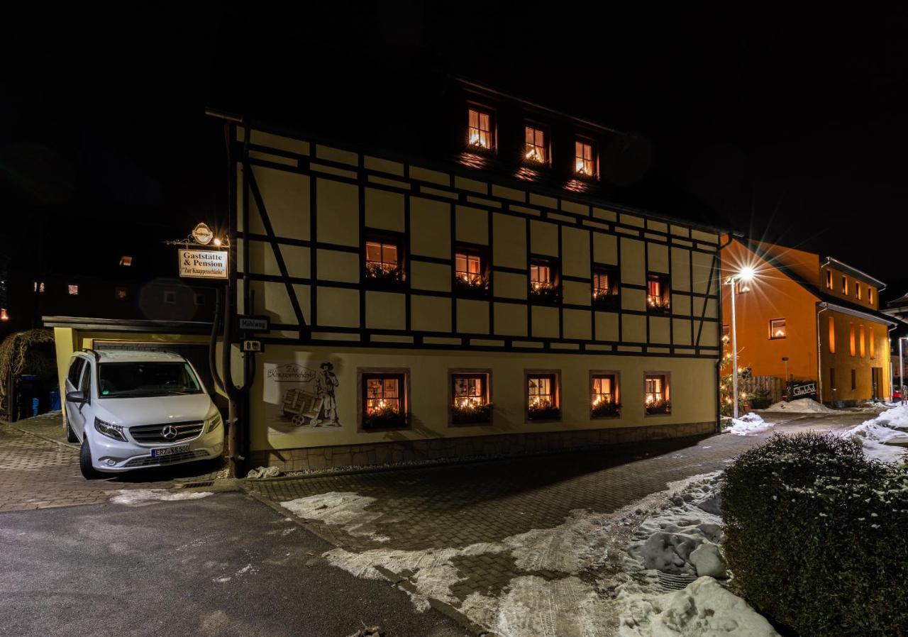 Pension Und Gaststaette Zur Knappenschaenke Thermalbad Wiesenbad Экстерьер фото